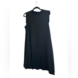 Apt. 9 Black Ruffle Neck Mini Dress